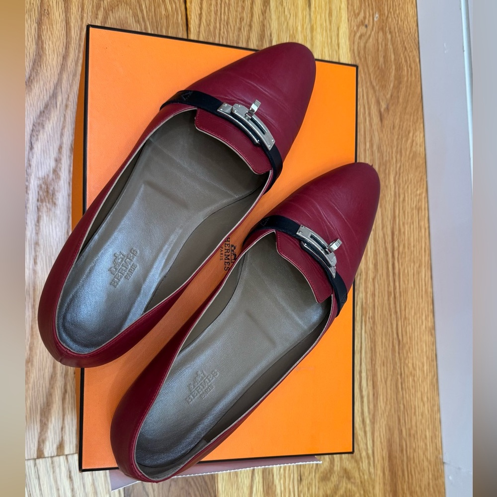 Hermes Pegase ballet flats